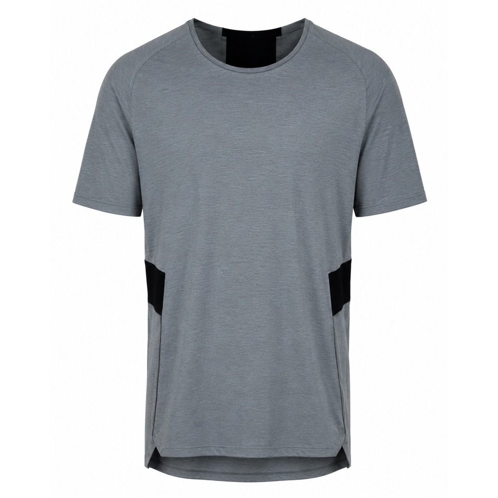 Lululemon Mens Metal Vent Tech Short‎ Sleeve Training Shirt Grey Black Heathered